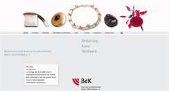 Desktop Screenshot of kunsthandwerk.de